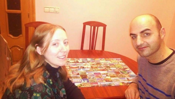Cecilia García y Francisco Guijarro y el puzzle viajero