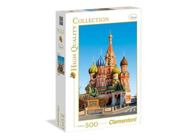 Puzle Catedral San Basilio Moscú - 500 piezas Clementoni