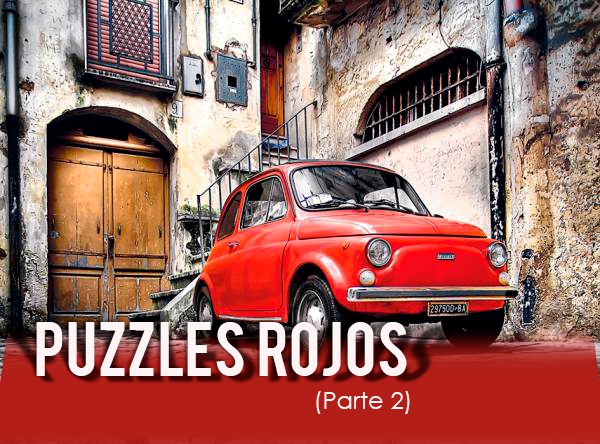 Puzzle coche rojo de Celemntoni - 500 piezas