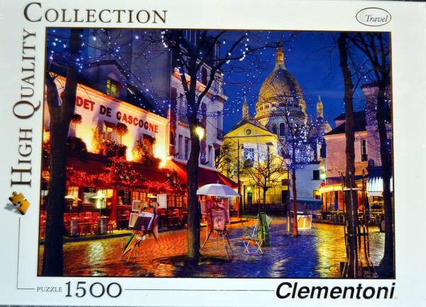 Puzle Plaza de Montmartre París - 1500 piezas Clementoni
