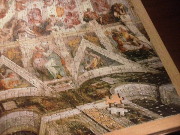 Ultima pieza del puzzle de 1000 piezas de Clementoni 