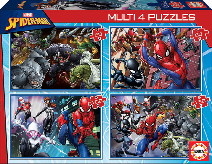 Spiderman 60-80-100-150 piezas ( Ref:  0000018102 )