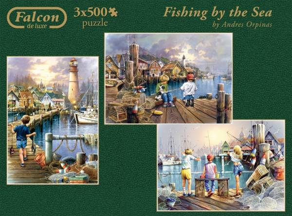 Puzzle 3 en 1 - Pesca en el mar