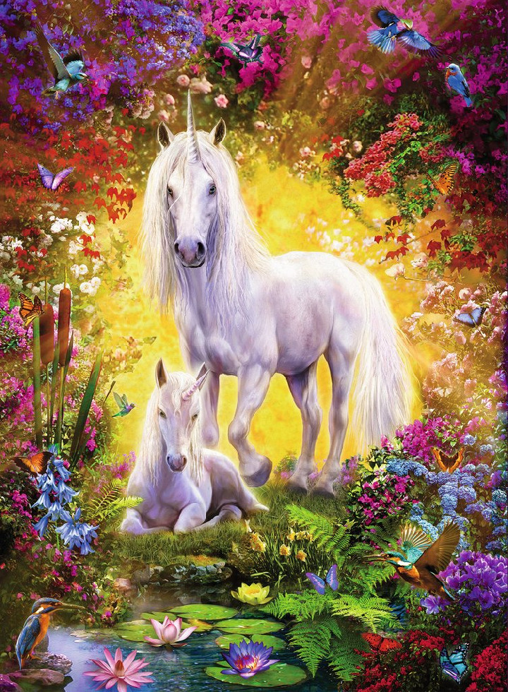Unicornio y potrillo ( Ref:  0000014825 )