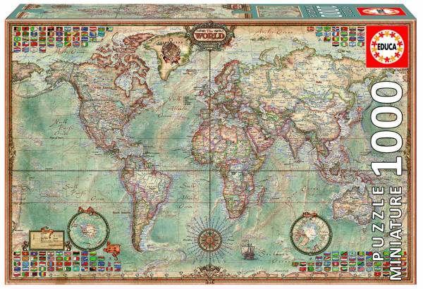 Puzzle mapa del mundo