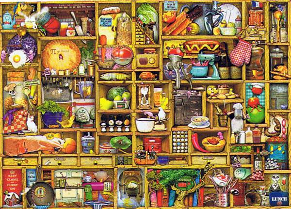 Puzzle: Despensa de Ravensburger 1000 piezas - Colin Thompson