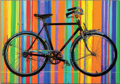 Bicicleta Pop Art - Rompecabezas