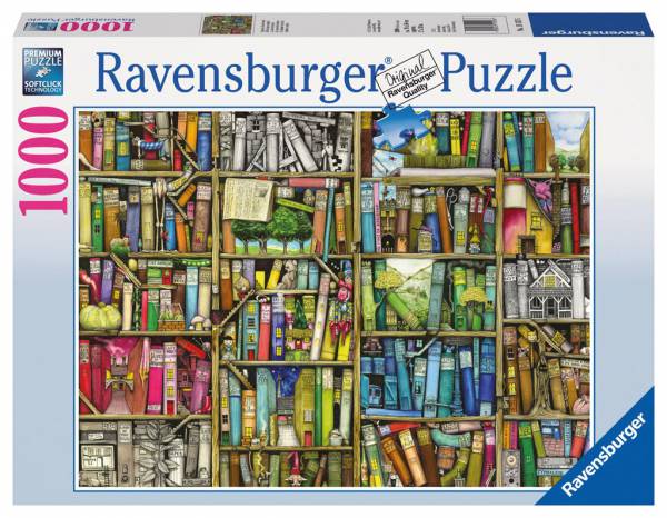 Puzzle: Librería mágica de Ravensburger 1000 piezas - Colin Thompson