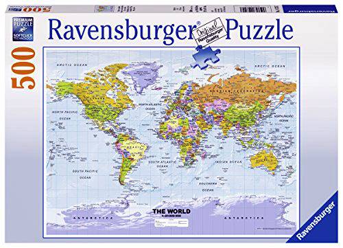 Puzzle mapamundi Ravensburger