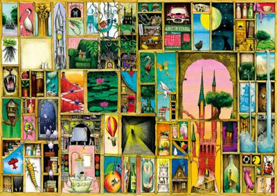 Puzzle: Ventanas Fantasía de Schimidt 1000 piezas - Colin Thompson
