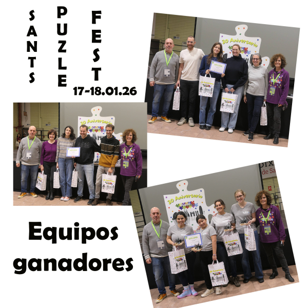 Ganadores por equipos
