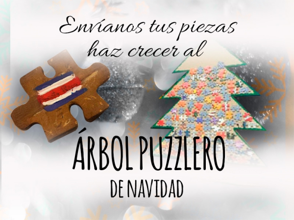 envía tu pieza firmada a Puzzlemanía y haz crecer el árbol puzzlero de Navidad