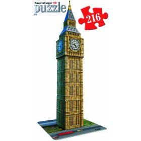 Puzzle 3D Ravensburger del Big Ben - 216 piezas