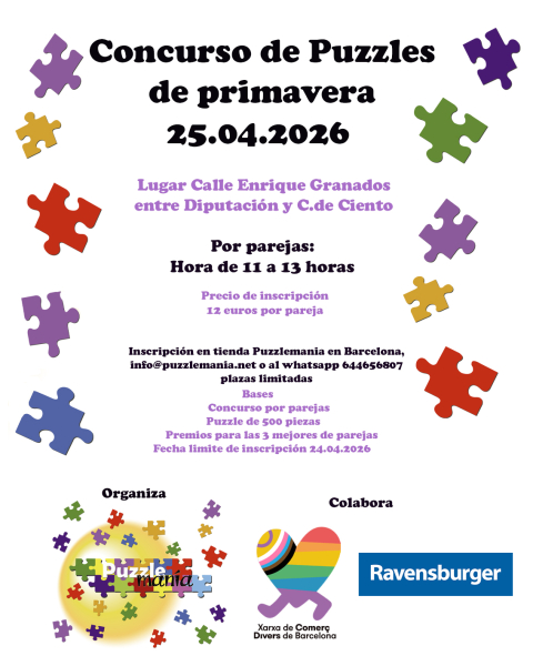 Concurso de puzzle de primavera