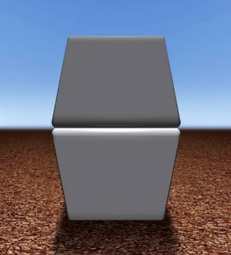 imagen 1- las dos piezas son del mismo color. Para comprobarlo tapa la unión entre las dos piezas con el dedo.