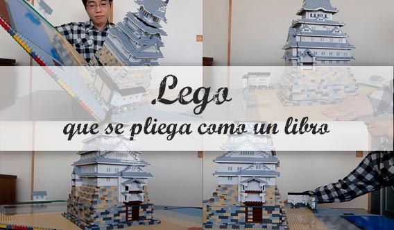 Libro pegable realizado con piezas de Lego