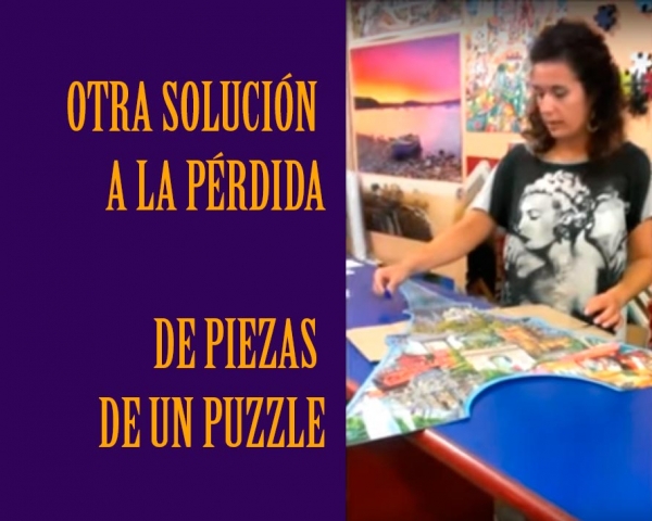 Caroline nos muestra otra manera creativa de sustituir las piezas perdidas de un puzzle