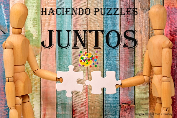 Haciendo puzzles juntos