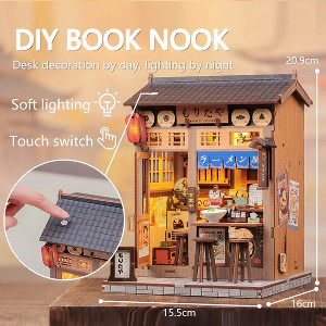 Casa Miniatura Book Nook Morita-Ya