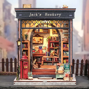 Casa Miniatura Jack`s Bookery