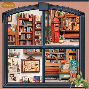 Casa Miniatura Jack`s Bookery