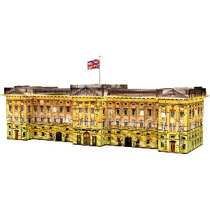 Buckingham palace con luz
