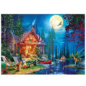 Cabaña del lago Luna