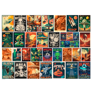 Carteles vintage de Aliens