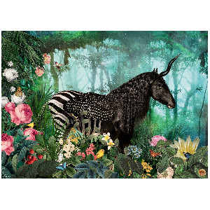 Cebra y unicornio