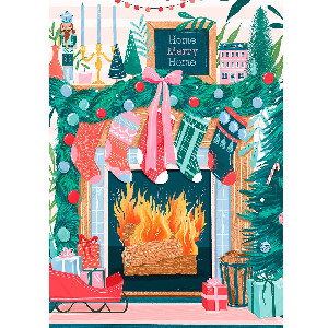 Chimenea de navidad