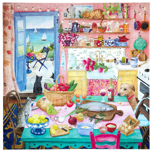 Cocina rosa