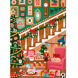 Escalera de navidad