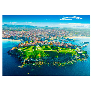 Vista sobre el mar Gijón