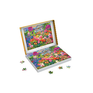 Casa con flores