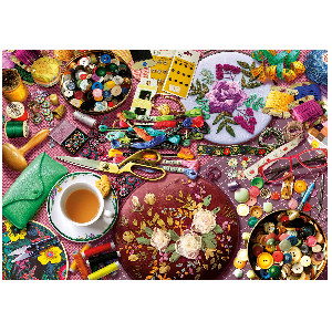 La mesa de costura