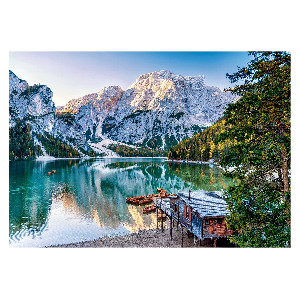 Lago Braies Dolomitas Italia