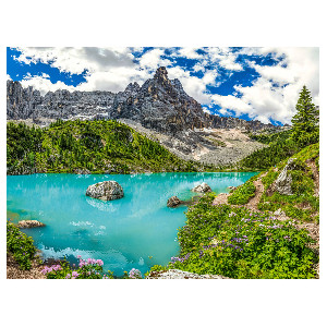 Lake Sorapis, Alpes Italia