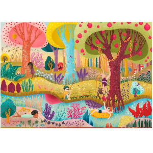 Bosque mágico en verano