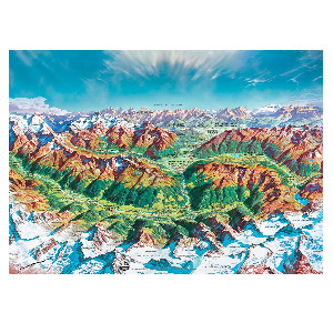 Mundo de montaña alpina