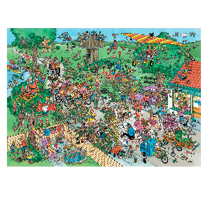 La hora de los pajaros en el jardin