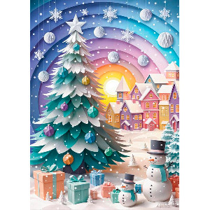 Paisaje de navidad