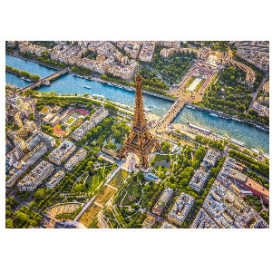 Vistas de la Torre Eiffel de París