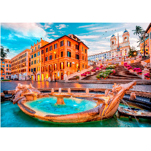 Plaza de España en Roma Italia