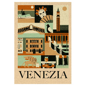 Postal Venecia