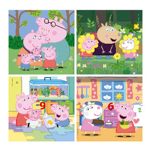 Progresivo Peppa Pig 6+9+12+16 piezas