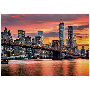 New York al anochecer*