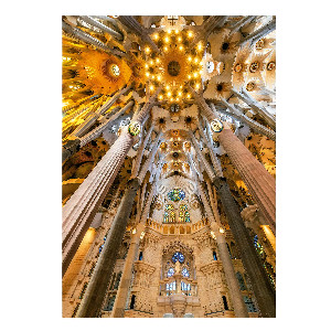 Interior Sagrada familia