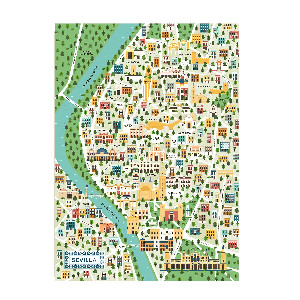 Mapa de Sevilla