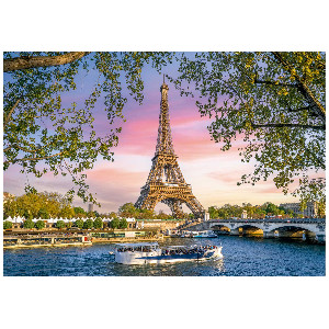 La torre Eiffel junto al Sena Paris