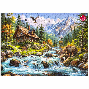 Valle con rio para pescar